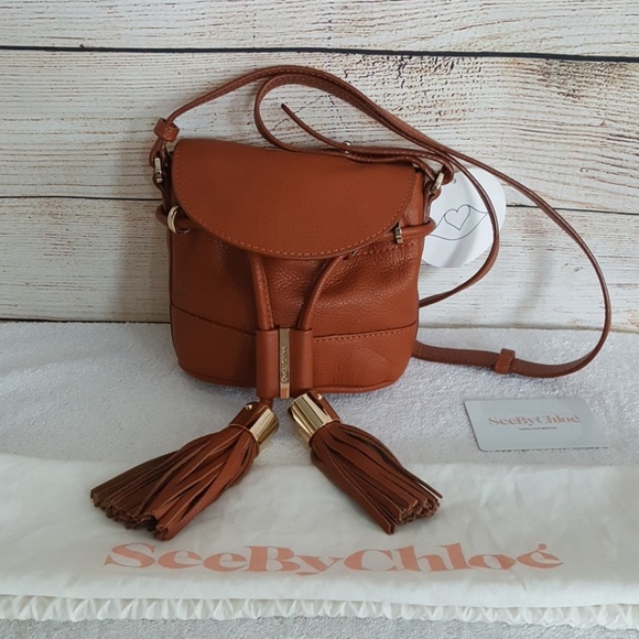 See By Chloe Handbags - New See by Chloe Vicki Leather Flap Bucket Bag
